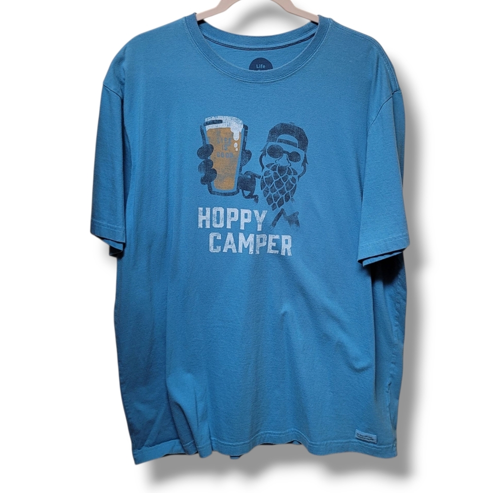 LIFE IS GOOD, HOPPY CAMPER, Crusher Tee, XL